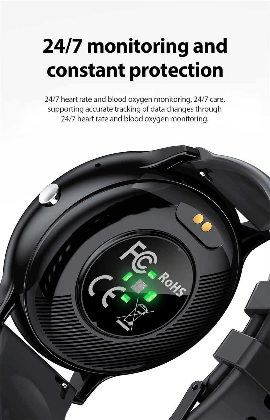 LIGE Women's SmartWatch Blood Oxygen Monitor Sports Fitness Tracker Bluetooth Call Al Voice Assistant Watches For Android IOS