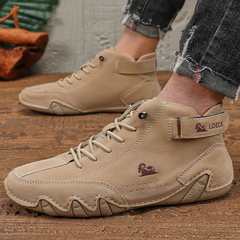 Leisure Men's Boots High-quality Stitching Soft Sole Comfortable Breathable Non Slip Durable Upper Cycling Couple Platform Boots