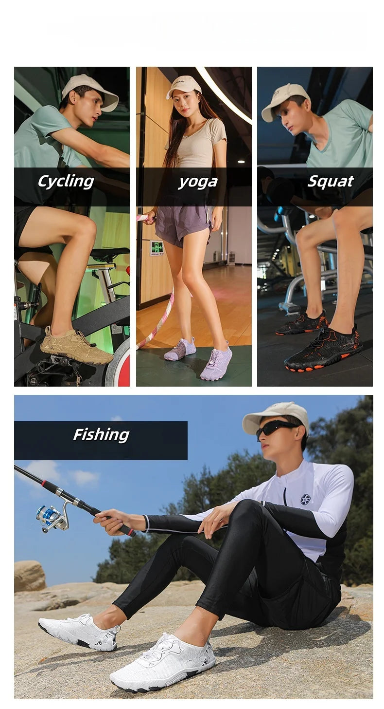 Men's and Women's Water Shoes, Barefoot Shoes, Quick-drying Shoes, Beach Water Shoes, lightweight Sports Shoes,Surfing, Fishing