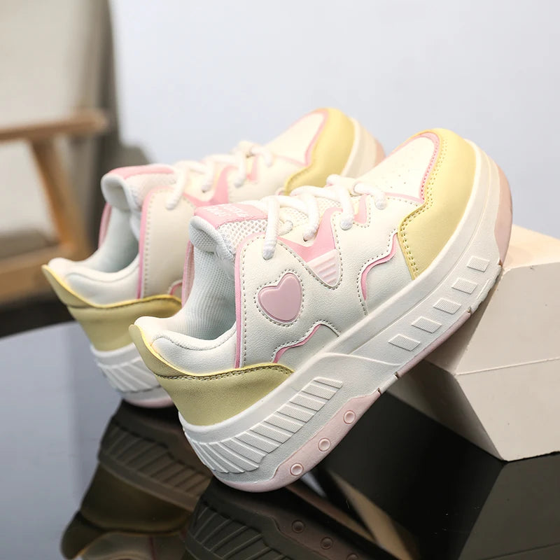 Kids Roller Skate Shoes Fashion Casual Sports Children 4-Wheels Outdoor Sneakers for Boys and Girls Gift