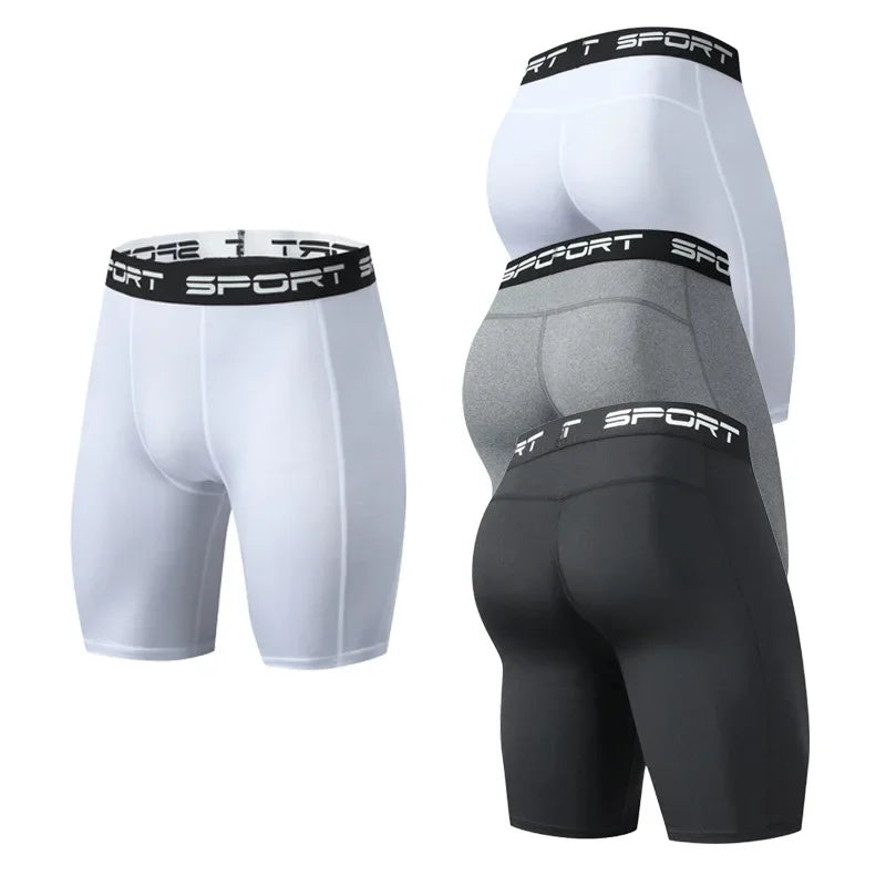 Summer Men Sports Tights Gym Running Leggings Male Jogging Elastic Compressions Casual Sweatpants Football Basketball Trousers