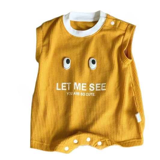 2026 New Baby Summer Romper Short Sleeve Newborn Onesie