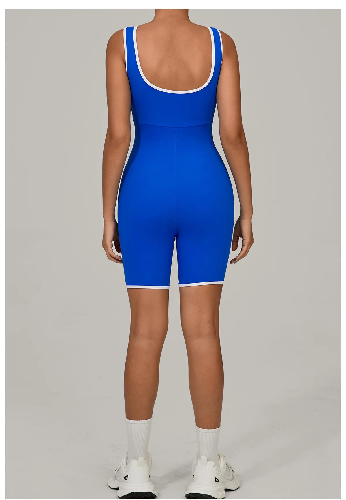 Jumpsuits Women Tracksuit One-Piece Suit Color Blocked Rompers Yoga Set Gym Push Up Workout Clothes Fitness Bodysuit Sportswear