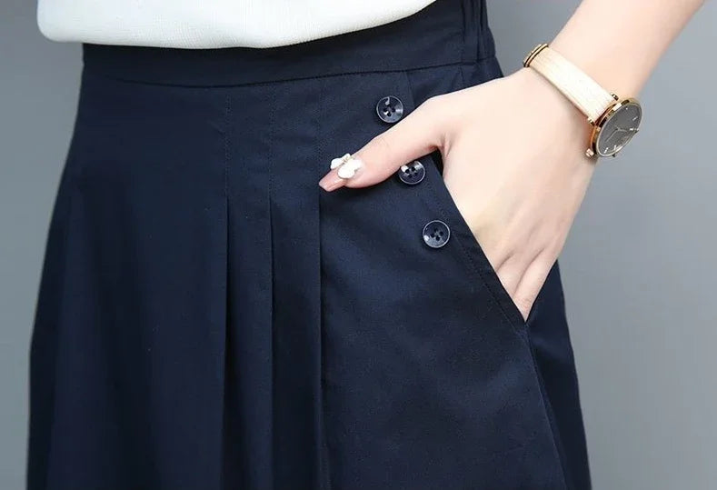 Female Skirts Korean Style A Line Women's Skirt Stylish Harajuku Premium Fashion Chic and Elegant Streetwear Modest Aesthetic V