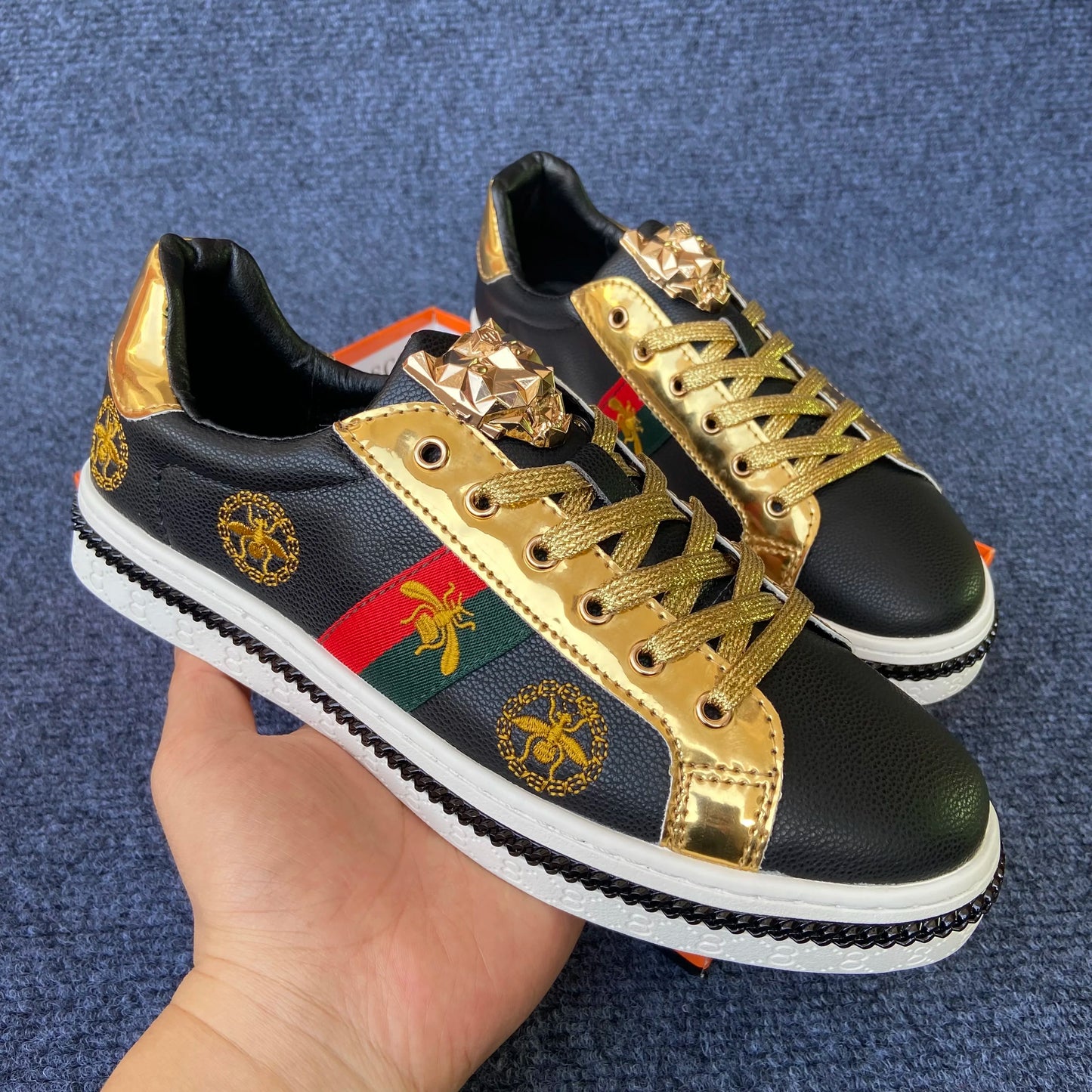original shoes brand premium shoes for man high quality casual shoes for man casual sneakers for man trainers luxury black white