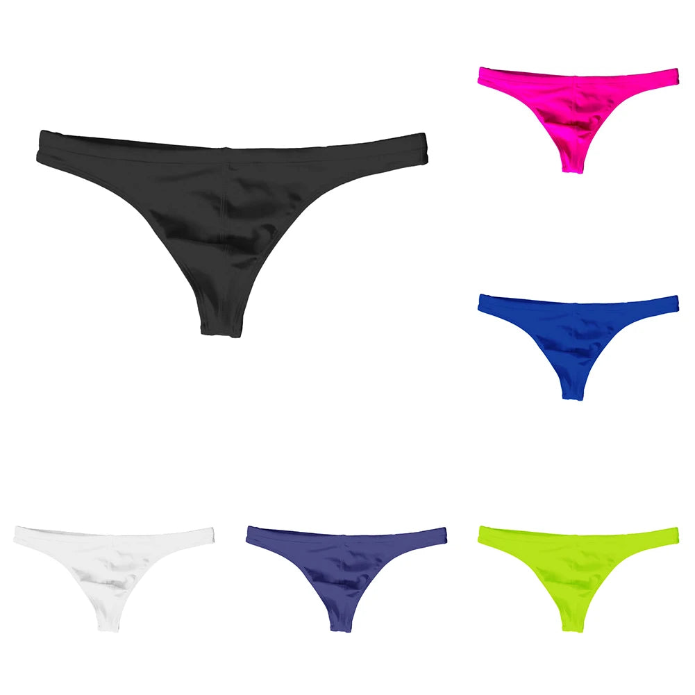 Stylish Men's Low Waist Swim Thong Beach Swimsuit Bikini Bathing Suit Swimwear Flaunt Your Fashionable Side at the Beach!