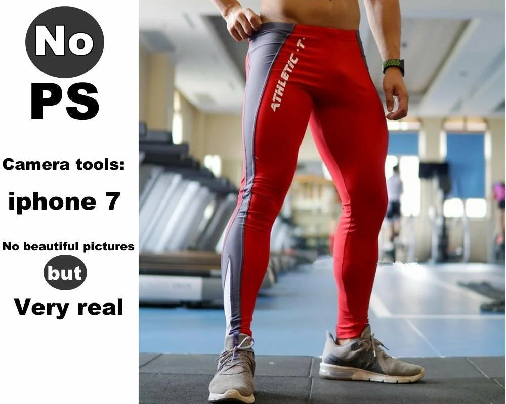 Running Tights for Men Sports Trousers Compression Camouflage Athletic Pants Workout Leggings