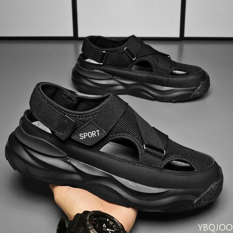 Men's summer outdoor sports anti slip wear-resistant sandals comfortable anti slip thick sole lightweight outdoor hiking shoes