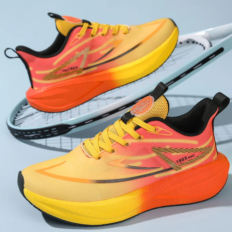 Men Running Shoes Marathon Men's Sneakers Casual Carbon Board Speciality Sports Lightweight Women's Athletic Nonskid Sneaker Men