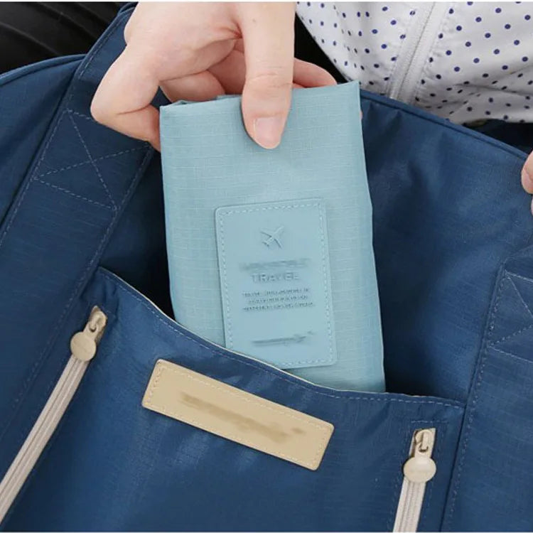 1pc Multifunctional Waterproof Shoes Clothing Bag Convenient Travel Storage Bag Nylon Portable Organizer Bags Shoe Sorting Pouch
