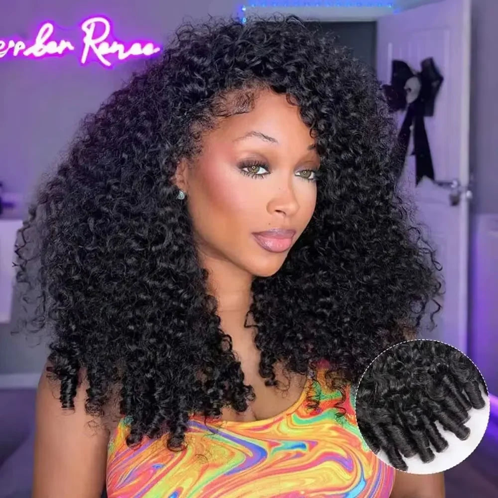Burmese Curly Human Hair Wig 13x4 HD Transparent Lace Frontal Wigs Pre Plucked 250% Density Burmese Human Hair Wigs 28 Inch
