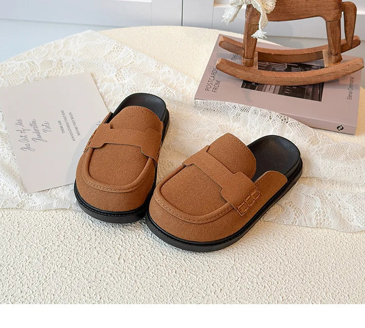 Children Casual Shoes for Girls Boys 2026 Autumn New Fashion Korean Style Soft Bottom Anti-slippery Versatile Catwalk Loafer