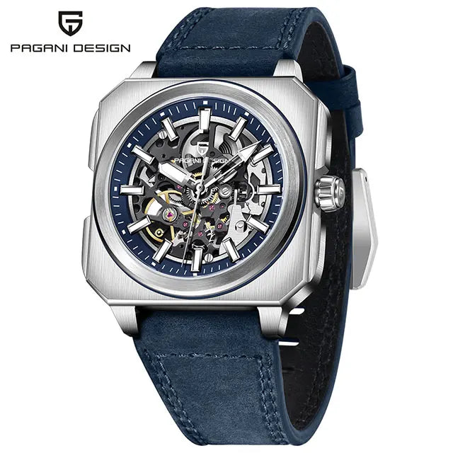 PAGANI DESIGN New Hollowed Men Mechanical Watch Top Brand Sapphire Glass Clock Classic Luxury Waterproof Automatic Men's Watches
