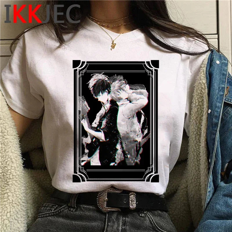 Given T Shirt Anime Sleeve Yaoi Bl Given Given Yaoi Given Anime T-shirt Given Manga Music Mafuyu Tshirt Men Harajuku Tees Male