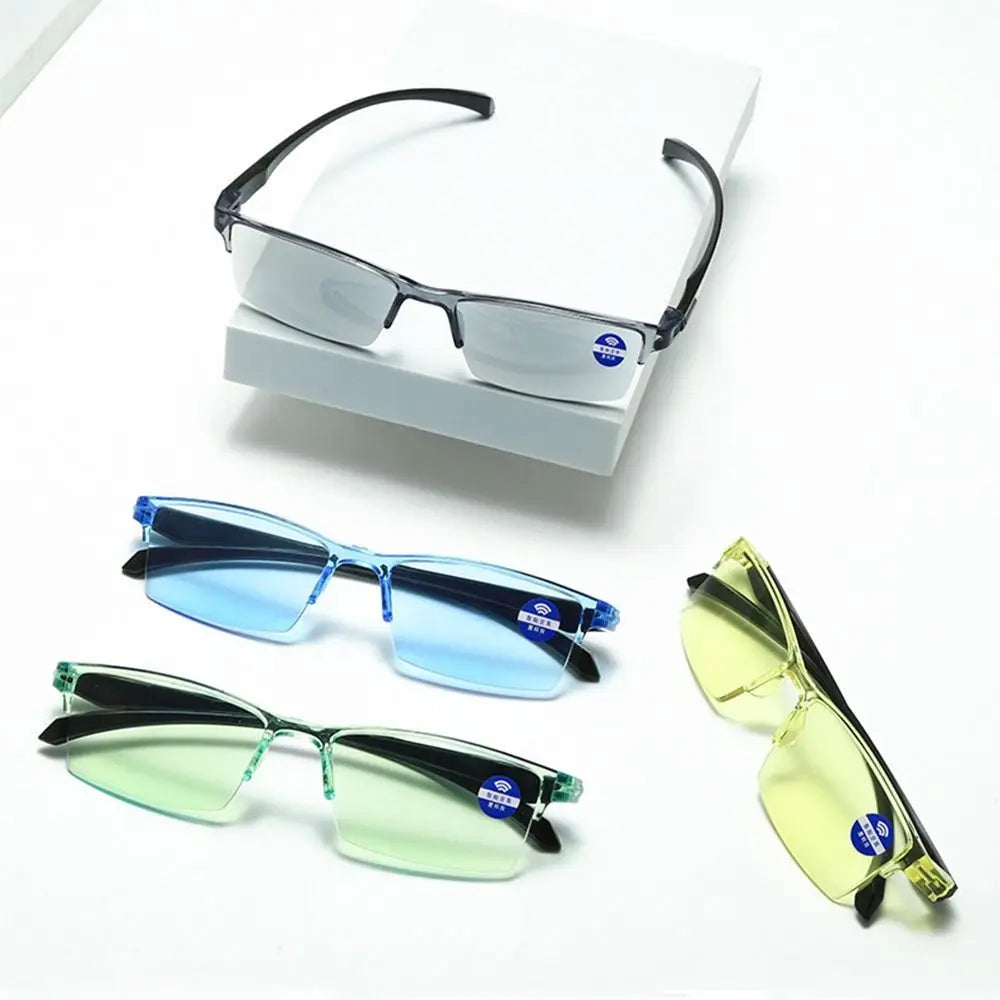 New Autofocus Power Anti-Blue Light Reading Glasses Near Far Smart Hyperopia Glasses Eye Protection Optical Spectacle Eyeglass BAZAARHUBO