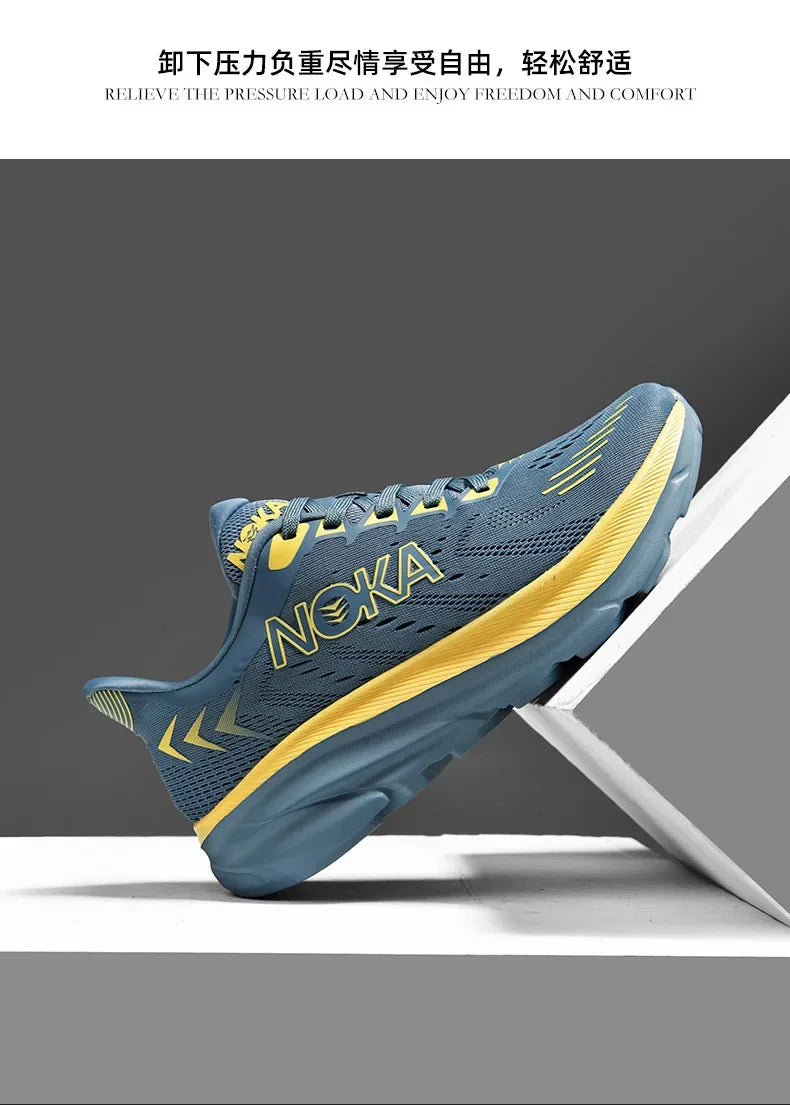Men Sports Running Shoes Breathable Lightweight Men Comfortable Athletic Nonskid Sneakers