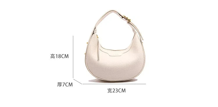 Women Underarm Bag Fashion Hobos Half Moon Saddle Shoulder Bags Luxury Pu Leather Crossbody Bag Phone Purses 2024 Commuting Bags