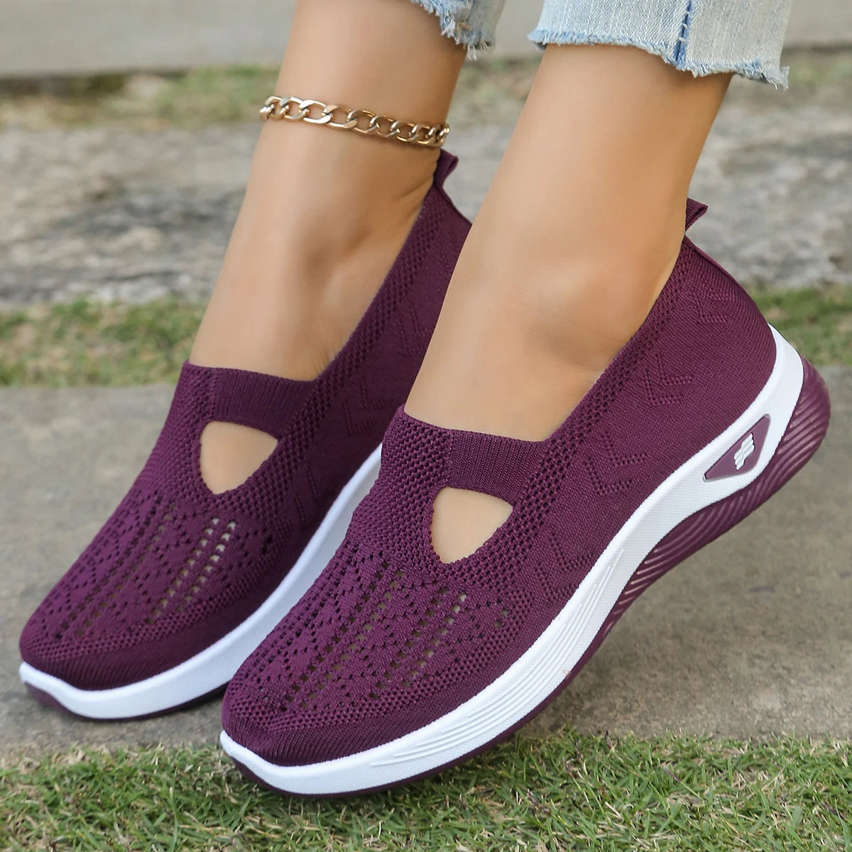 Women's Shoes, Women's Sports Shoes 2025, Breathable and Perforated Shoes, Breathable and Comfortable Shoes