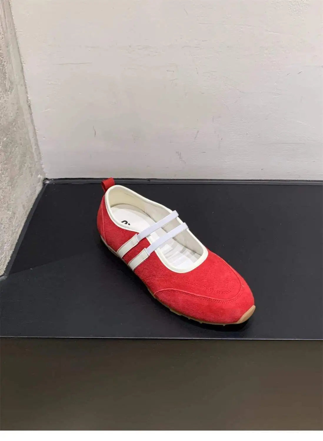 Flat Bottomed Retro Ballet Shoes for Women 2026 New Sports and Casual Shallow Mouth Vulcanized Shoes
