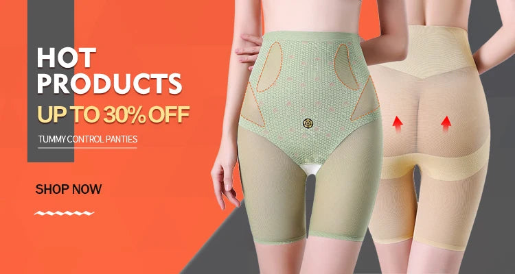 Flarixa High Waist Flat Belly Panties Plus Size Seamless Women's Shorts Body Shaping Boxers XXL Safety Shorts Slimming Underwear