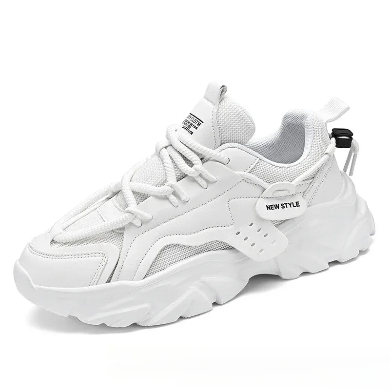 2025 New Men's Luxury Platform Sneakers Fashion Men Running Shoes Increased Breathability Man Shoes Lace Up Zapatillas De Hombre