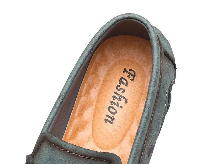Man Casual Shoe Slip-on Loafers Leather Shoes for Men Retro Size 45 Common Designer Shipping Free Sale Luxury Elegant Low Price