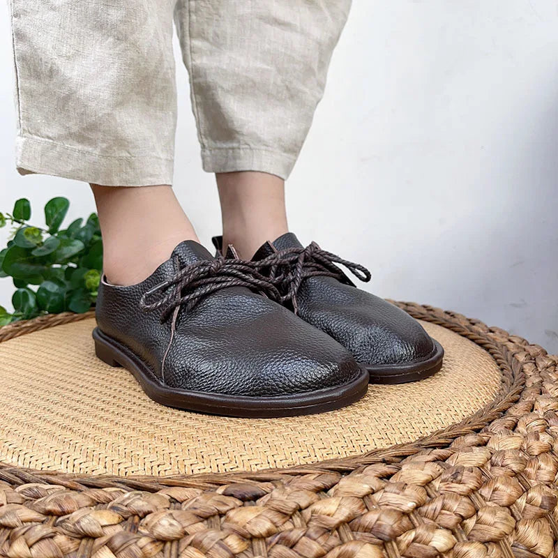 Careaymade-Genuine Leather big size women's boots,Top Layer Cowhide Soft Sole Casual Women's Shoes Solid Color Lazy men's Shoes