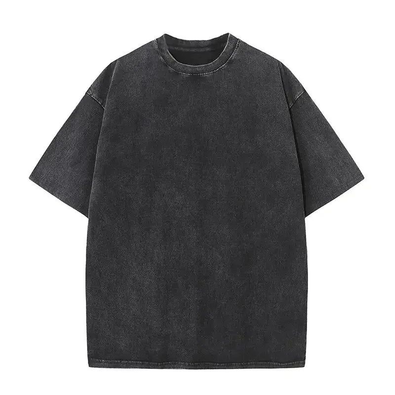 230GSM 100% Combed Cotton T Shirt for Women Men Washed T-Shirt Oversized Tshirt Casual Top Tee Shirt Luxury Male Clothing
