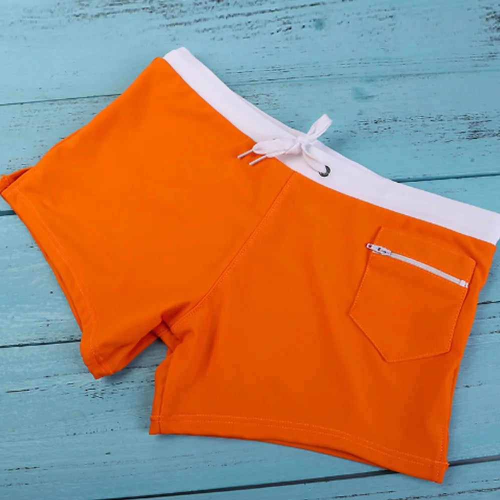 2026 Summer Men Swimwear Swimsuits Swimming Sexy Shorts Trunks Mens Swim Sunga Beach Surf Board Shorts Briefs Swimming Trunks