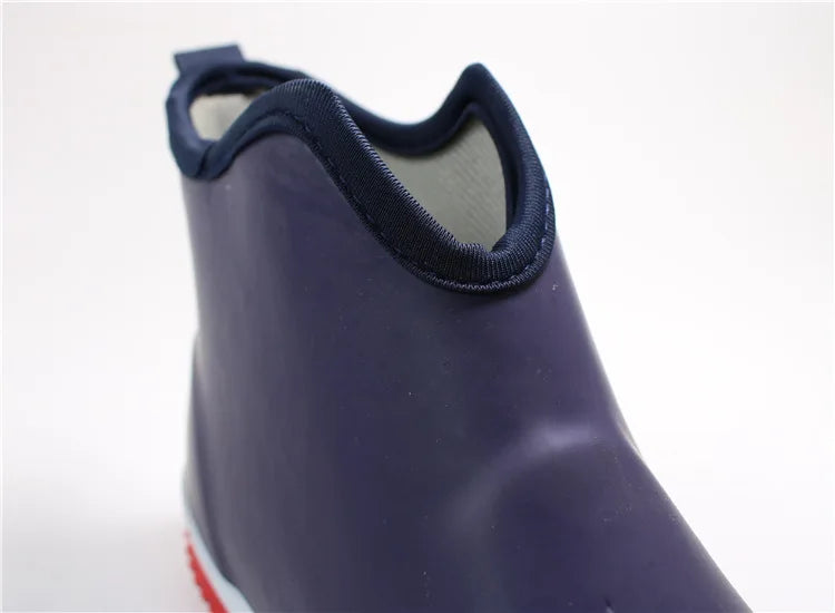 Men's Non-Slip Rain Boots Waterproof Rubber Ankle Boots Outdoor Leisure Fishing Boots Student Rain Boots Platform Boots 장화 2023