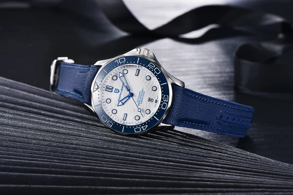 2026 New PAGANI DESIGN Gold Luxury Diving Mens Watches Automatic Watch For Men Mechanical Wristwatches AR Sapphire Ceramic Bezel