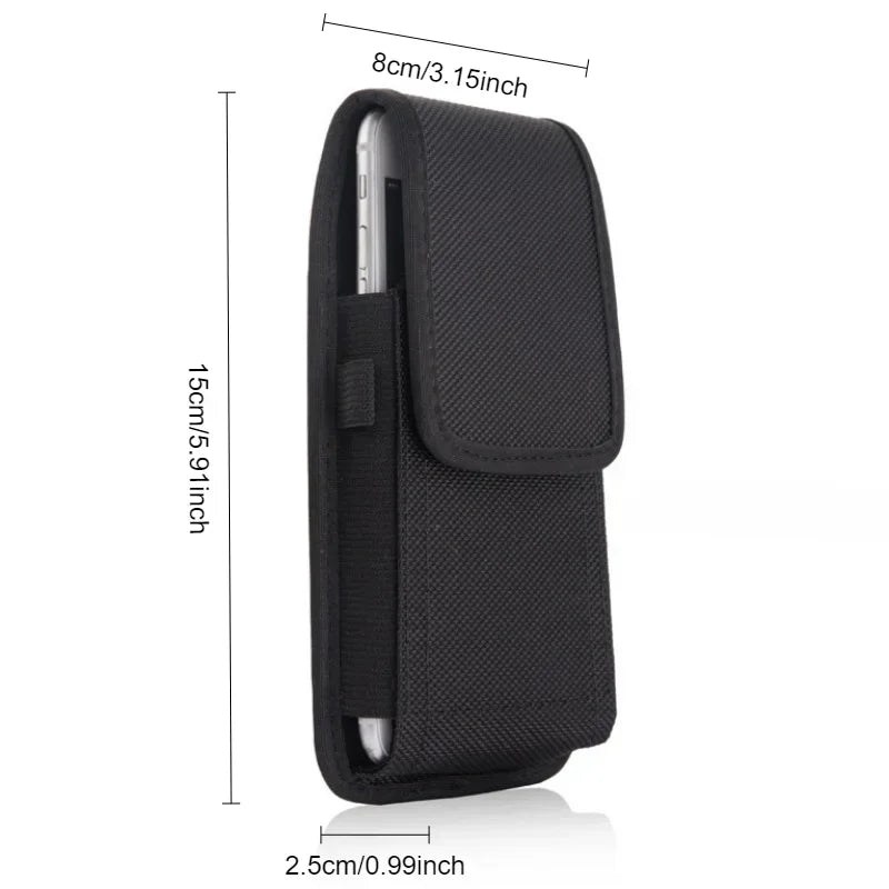 1pc Universal Waist Packs for Cellphone Bag Belt Mobile Phone Organizer Belt Clip Cards Holder Oxfordfabric Waist Bag Wallet