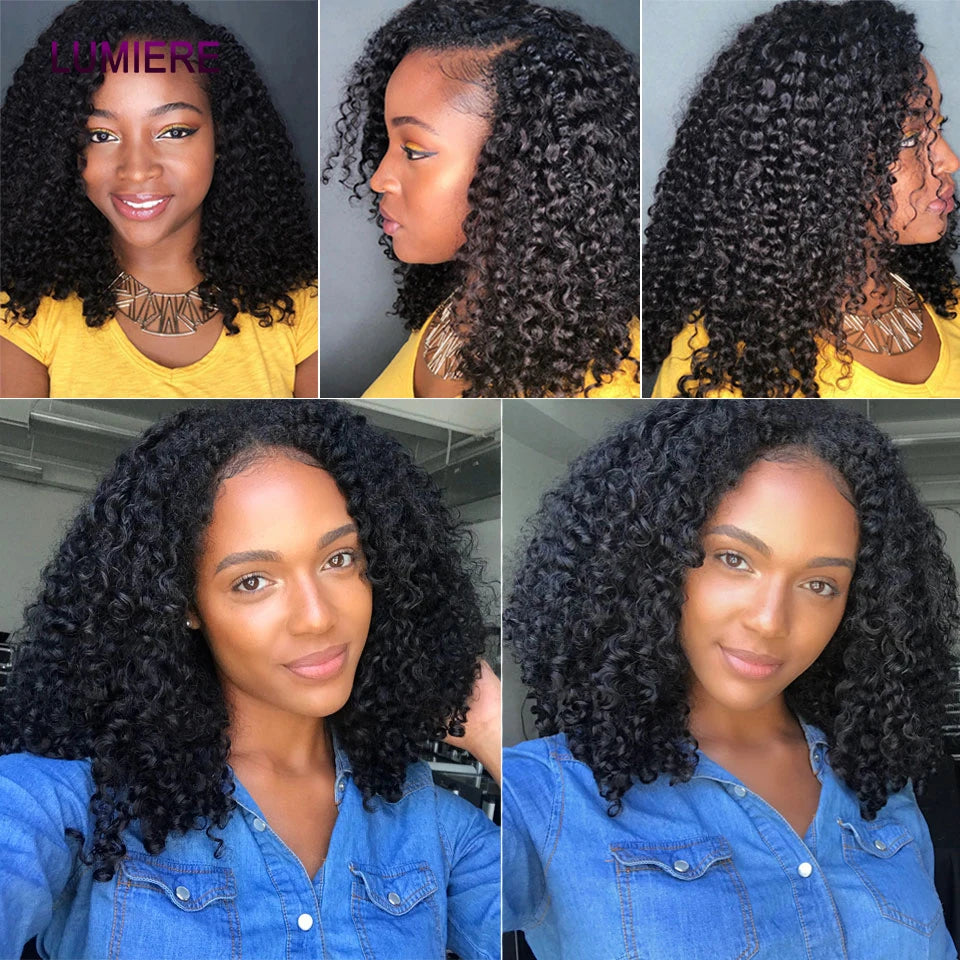Wholesale 30 34”Deep Afro Kinky Curly human hair bundles Bulk Peruvian Bundles Hair Weaving 100% Raw Virgin Human Hair Extension