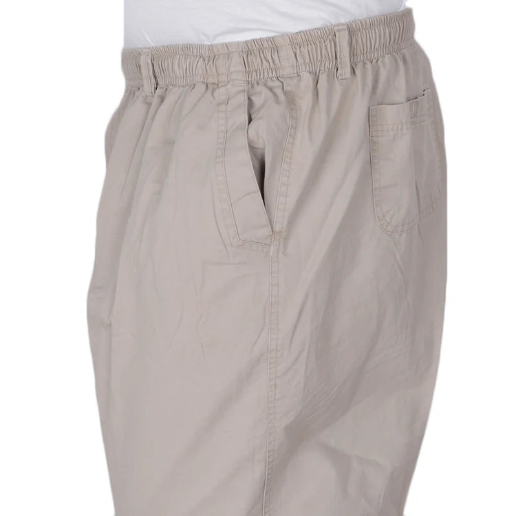 Plus size 8XL 11XL 12xl middle-aged men's summer thin elastic band high waist cotton casual trousers Dad oversize 9XL 8XL 7XL