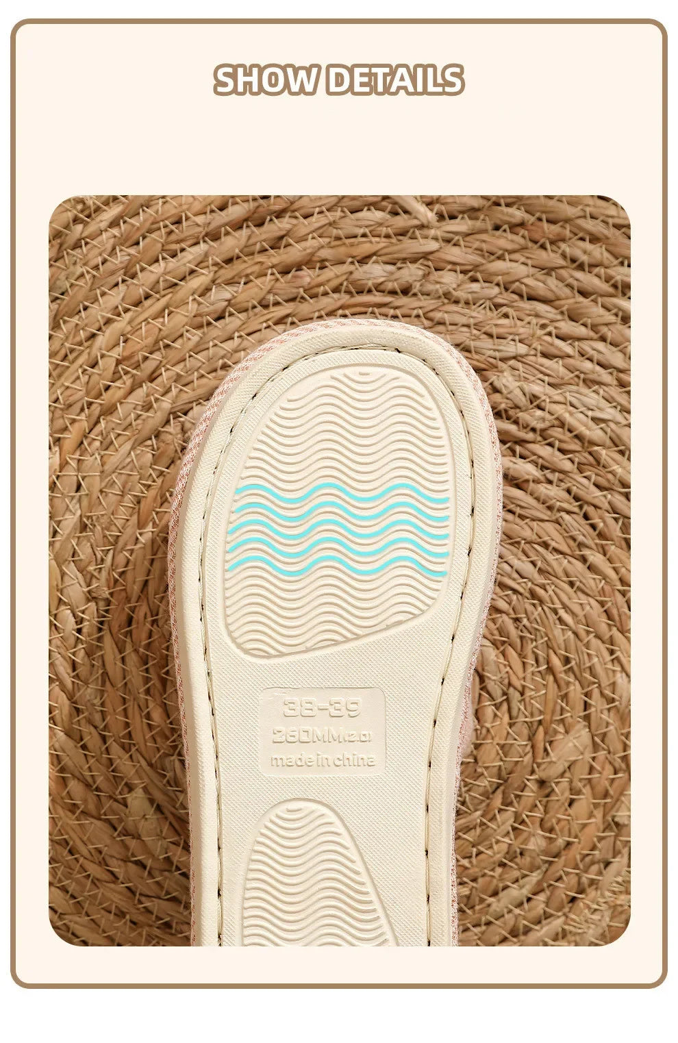 Couples Home Linen Slippers Women Indoor Soft Comfortable Bedroom Slides Men Leisure Non Slip House Shoes Platform Cotton Flats