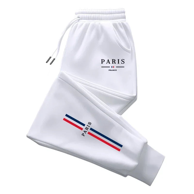 Sports Casual Trousers Fashion Print 2026 Spring Simple Men's Sweatpants Hot Sales Versatile Gym Comfort Soft Drawstring Jogging