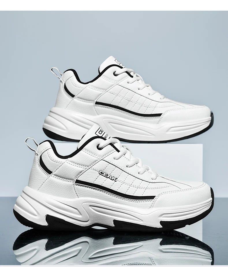 Men's new sports shoes four season casual fashion versatile wear-resistant comfortable thick soled sports shoes running sneakers
