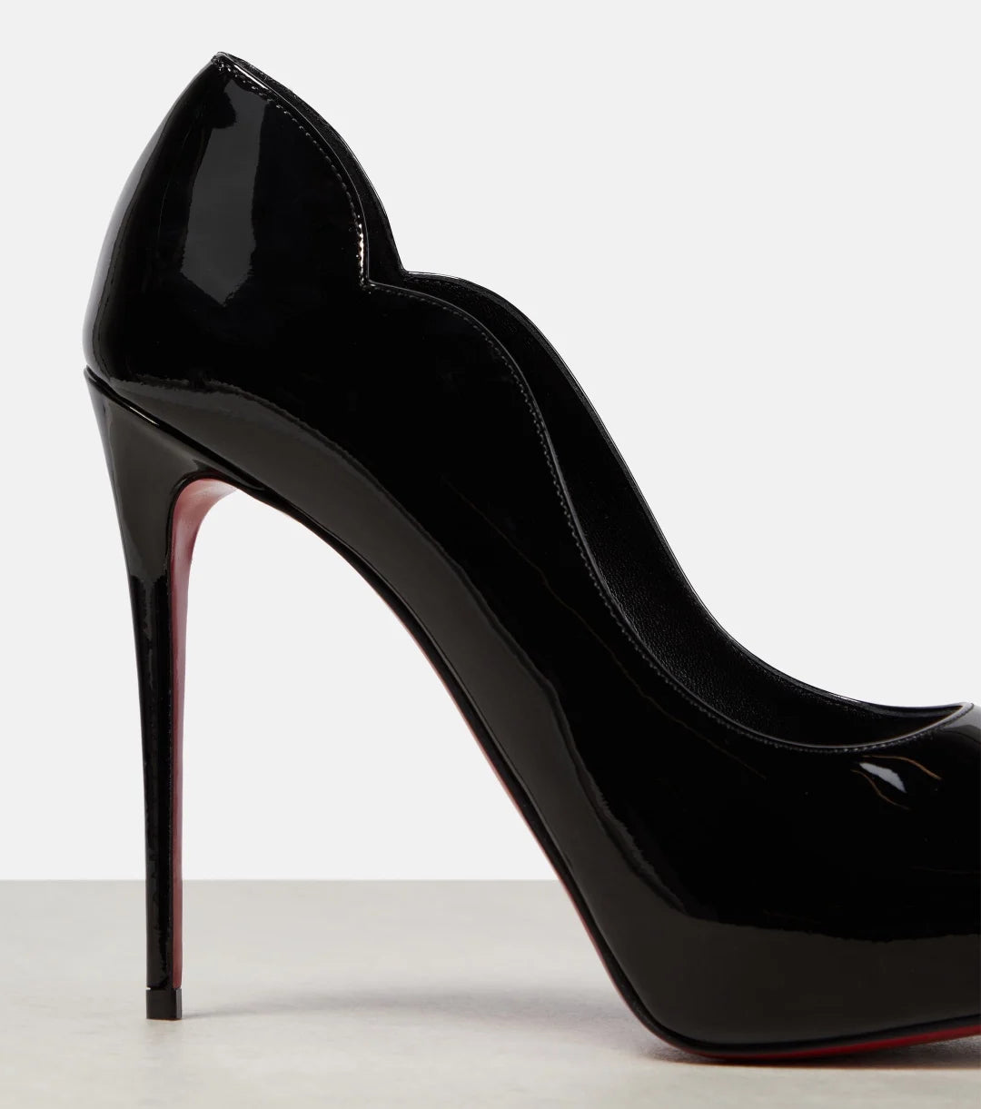 Peep Toe Apricot Color Patent Leather Women’s Pumps Platform Stiletto Super High Heels Slip On Red Sole Single Shoes Female 202
