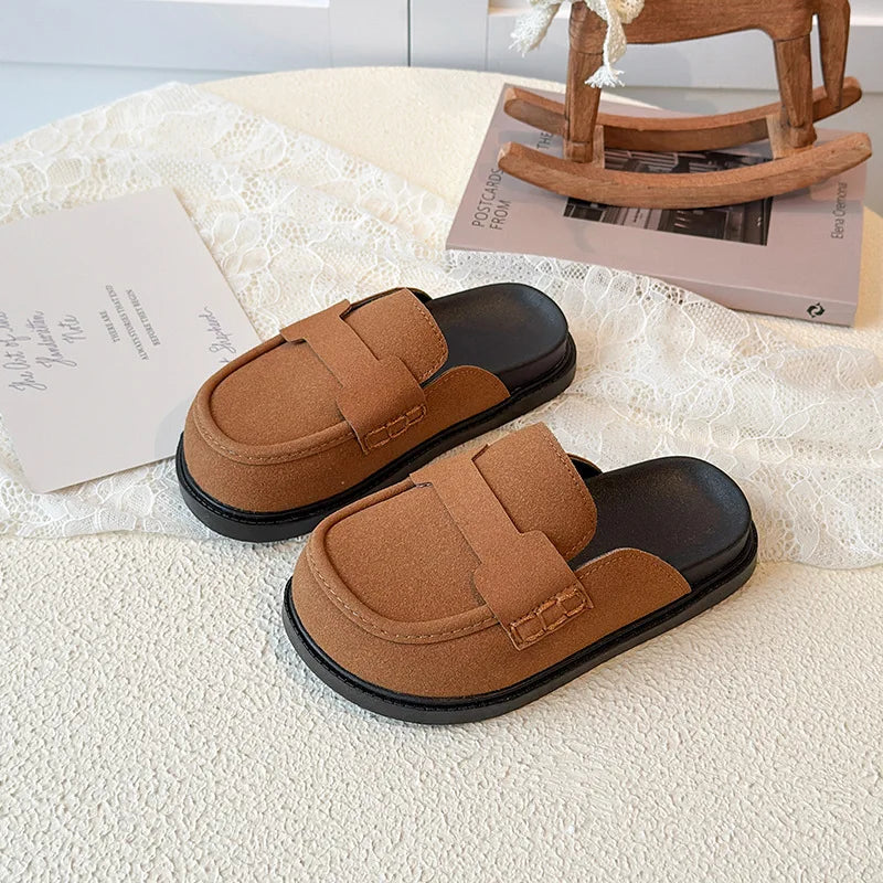 Children Casual Shoes for Girls Boys 2026 Autumn New Fashion Korean Style Soft Bottom Anti-slippery Versatile Catwalk Loafer