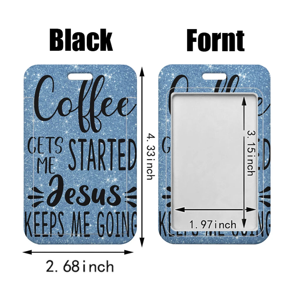 quotation card holder Lovely hanging rope  ID pass hang accessories holder lanyard Student  Bus passr protective Case