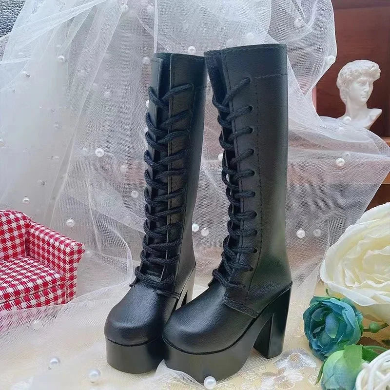 Fashion 60cm Doll Shoes Boots 1/3 Bjd Doll Shoes 7.5cm Foot Wear Simulation Shoes Toy Doll Accessories