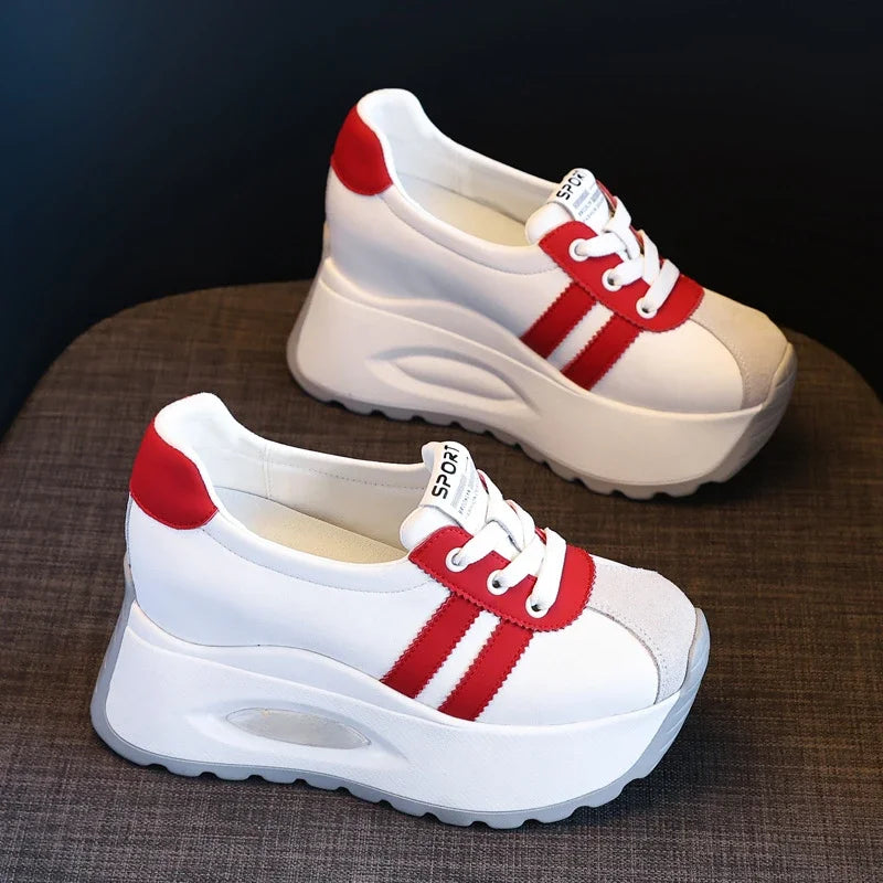 Best-selling High Quality New Shallow Mouth Increase Thick Sole Breathable Platform Casual Shoes