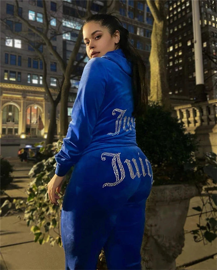 Fashionable Women's Casual Sportswear Set Hoodie Pants Tracksuit Comfortable Breathable Spring Seasonal Clothing