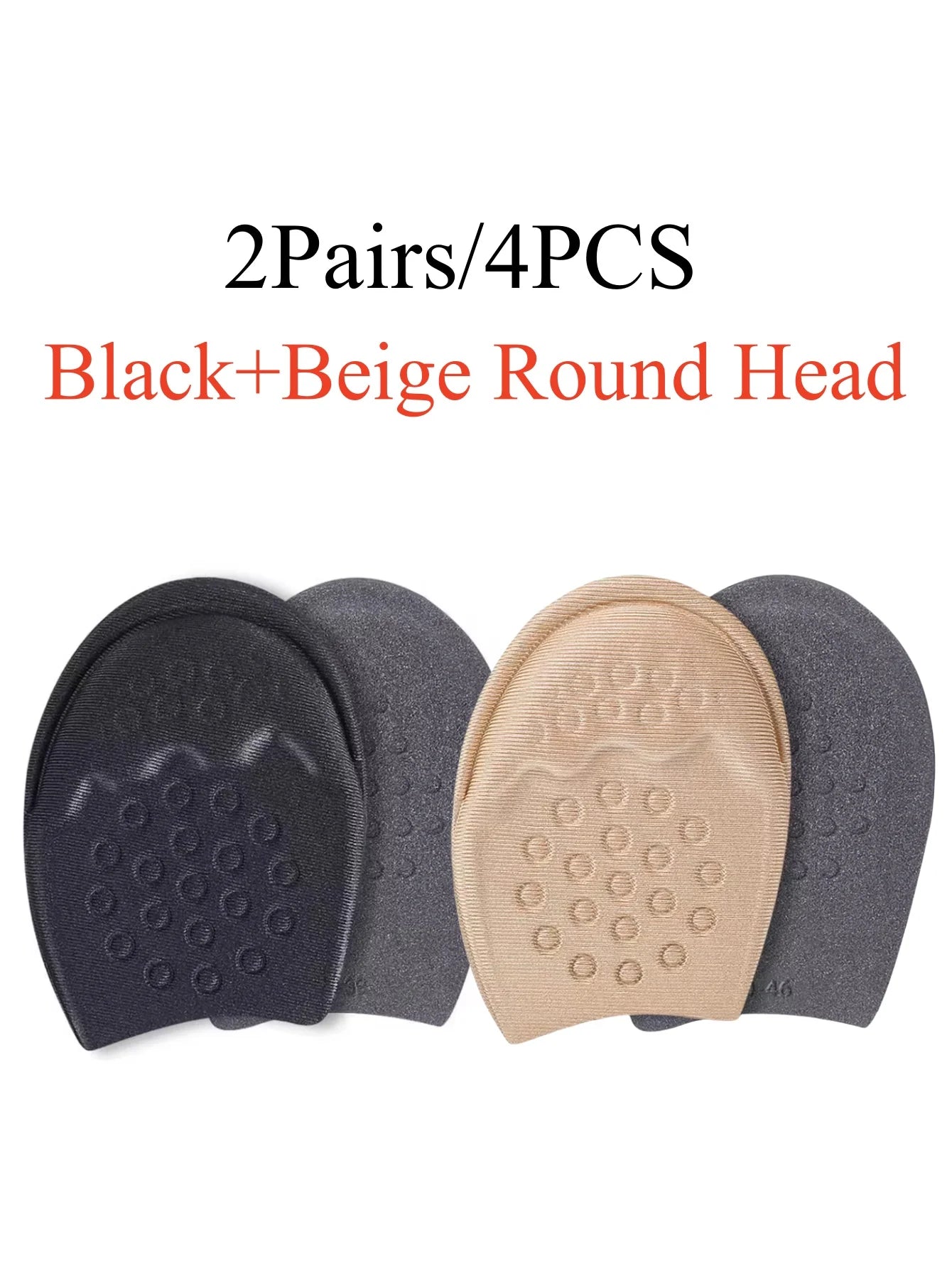 Half Insoles for Shoes Inserts Forefoot Insert Non-slip Sole Cushion Reduce Shoe Size Filler High Heels Pain Relief Shoe Pads