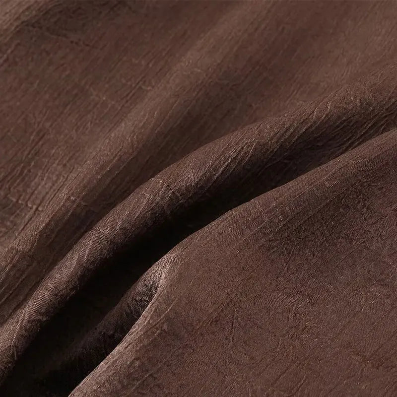 NLZGMSJ 2026 Spring Women Sets Wide Leg Pants Wrinkle Effect Oversize Office Jacket Coat Loose Blazer Suits OL Outfits