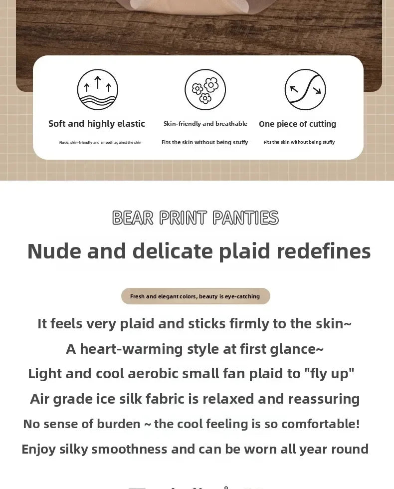 Ladies Summer Thin Quick Dry Ice Silk Triangle Panties Seamless Japanese Style Masking Butt Shaping Sexy 3D Peach Bottom Underwe