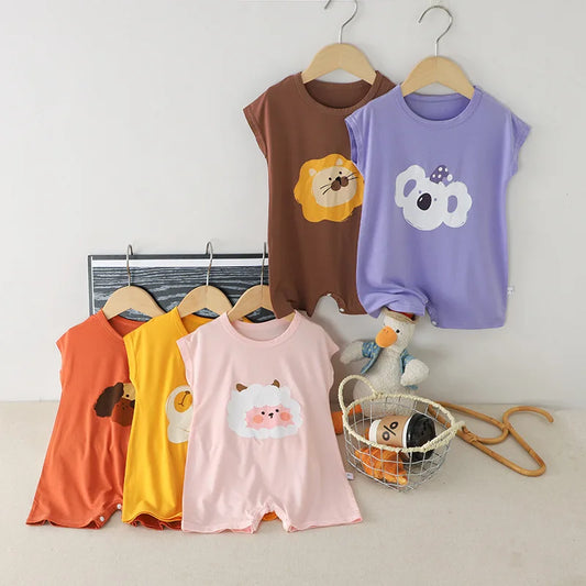 New Baby Clothes Baby Boys and Girls Soft Comfortable Cute One-piece Romper Newborn Gift
