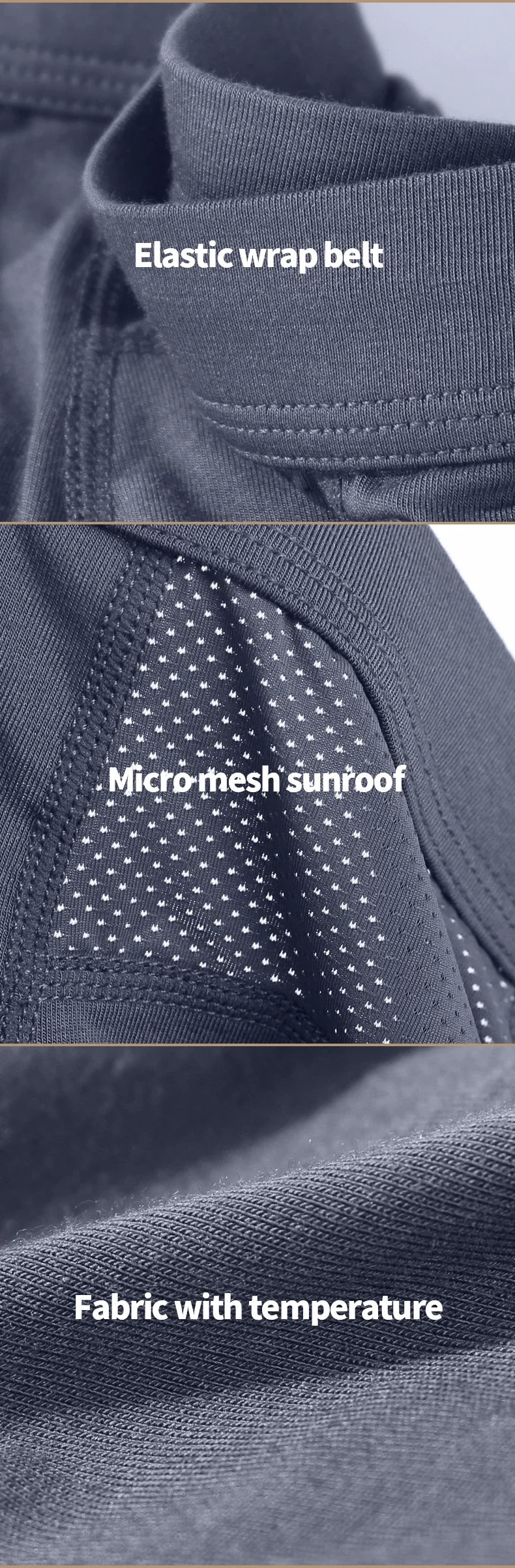 Men's Underwear - Silk Flat-front Briefs - Modal Four-Piece Briefs - Summer Breathable - Summer Lightweight Underpants