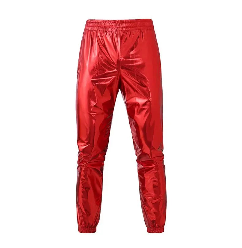 Unisex Jacket and Long Pants Tracksuit Stand Collar Sports Suit 2 Piece Set Men Women Cosplay Stage Performance Dance Costumes