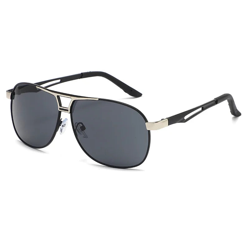Sunglasses for Men Aviator  UV 400 Protection Military Style Metal Mirror Sun Glasses 1021 BAZAARHUBO